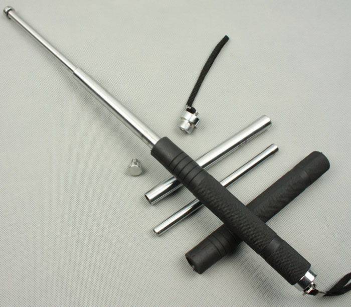 響尾蛇伸縮甩棍銀色版